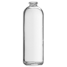 contenant en verre flacon douceur 50ml fea 15 verre transparent
