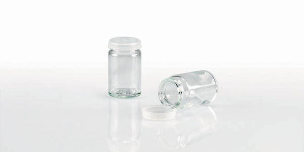 flint glass container pillbox